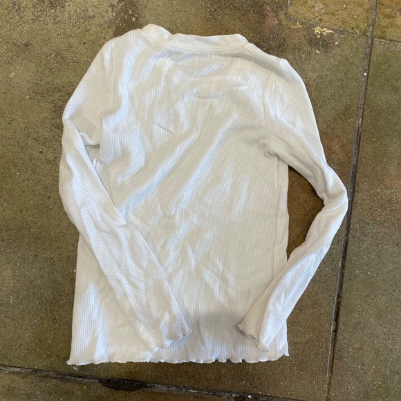 Girls Levi Long Sleeve Top in White Size Small - Picture 3 of 4